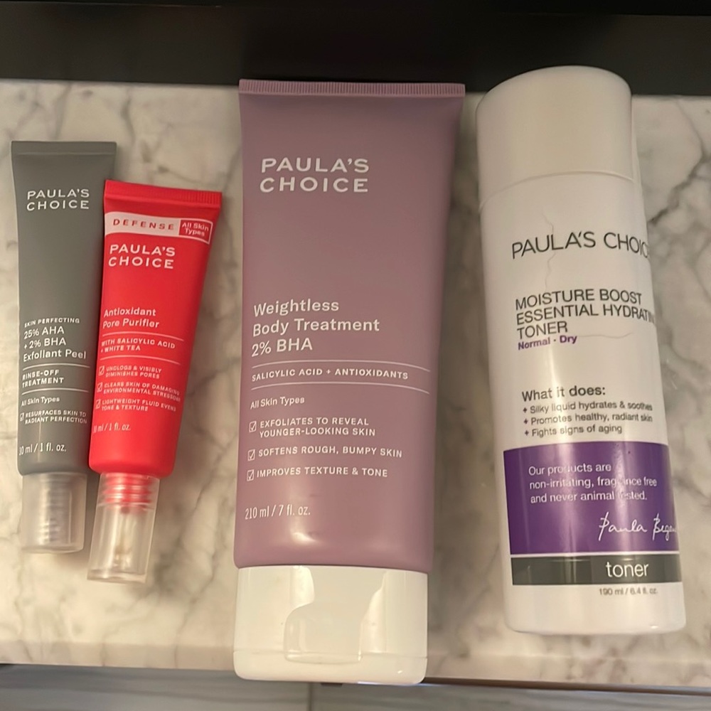 Paula’s choice skincare bundle. All new and unopened.